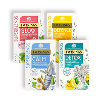 天猫U先：TWININGS 川宁 草本清体茶 去湿养颜驱寒茶包20片（多款可选）