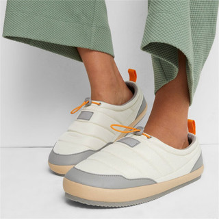 彪马（PUMA） 男女同款休闲鞋拖鞋 TUFF PADDED PLUS 392836 雪白色-灰色-燕麦色-南瓜黄-03 39