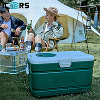 ICERS 艾森斯 60L户外车载保温箱自驾野营便携式冷藏冰箱带温显配10冰袋