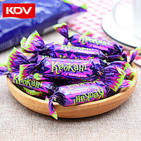 KDV俄罗斯紫皮糖100g*6袋起巧克力糖果零食过年货