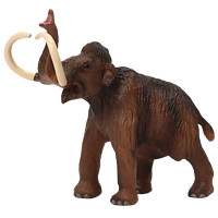 玛奇乐（MECHILE）儿童仿真实心远古史前动物模型玩具冰河世纪猛犸象儿童 中猛犸象