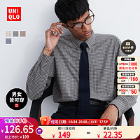 UNIQLO 优衣库 法兰绒格子衬衫 462396