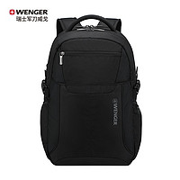 WENGER 威戈 瑞士军刀双肩包行李箱防泼水书包15.6英寸笔记本电脑包612020黑色