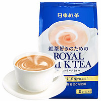 ROYAL MILK TEA 日東紅茶 日东红茶进口奶茶 北海道皇家奶茶 原味速溶奶茶粉包原料 10条装140g