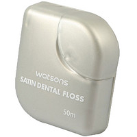 88VIP：watsons 屈臣氏 細滑護理牙線棒50米便攜隨身裝獨立包裝口腔清潔清除污垢