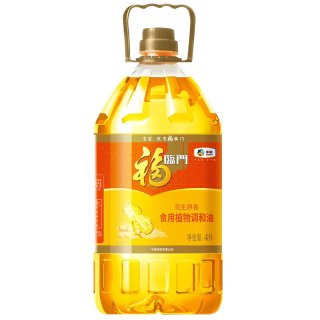 福临门 花生原香食用植物调和油4L