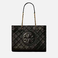 TORY BURCH Fleming 女士软链托特包 - 黑色