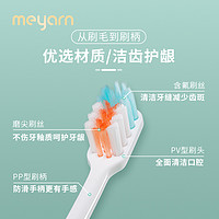 88VIP：meyarn 米妍 正畸牙刷矯正牙齒專用牙縫刷戴牙套專用牙刷PV款2支