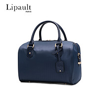 Lipault PARIS Lipault百搭手提包 时尚波士顿包纯色单肩斜挎包包 P66