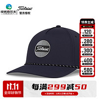 泰特利斯 高尔夫球帽男士棒球帽23年新款 户外运动遮阳帽可调节  TH23ABRGC-40 深蓝/黑