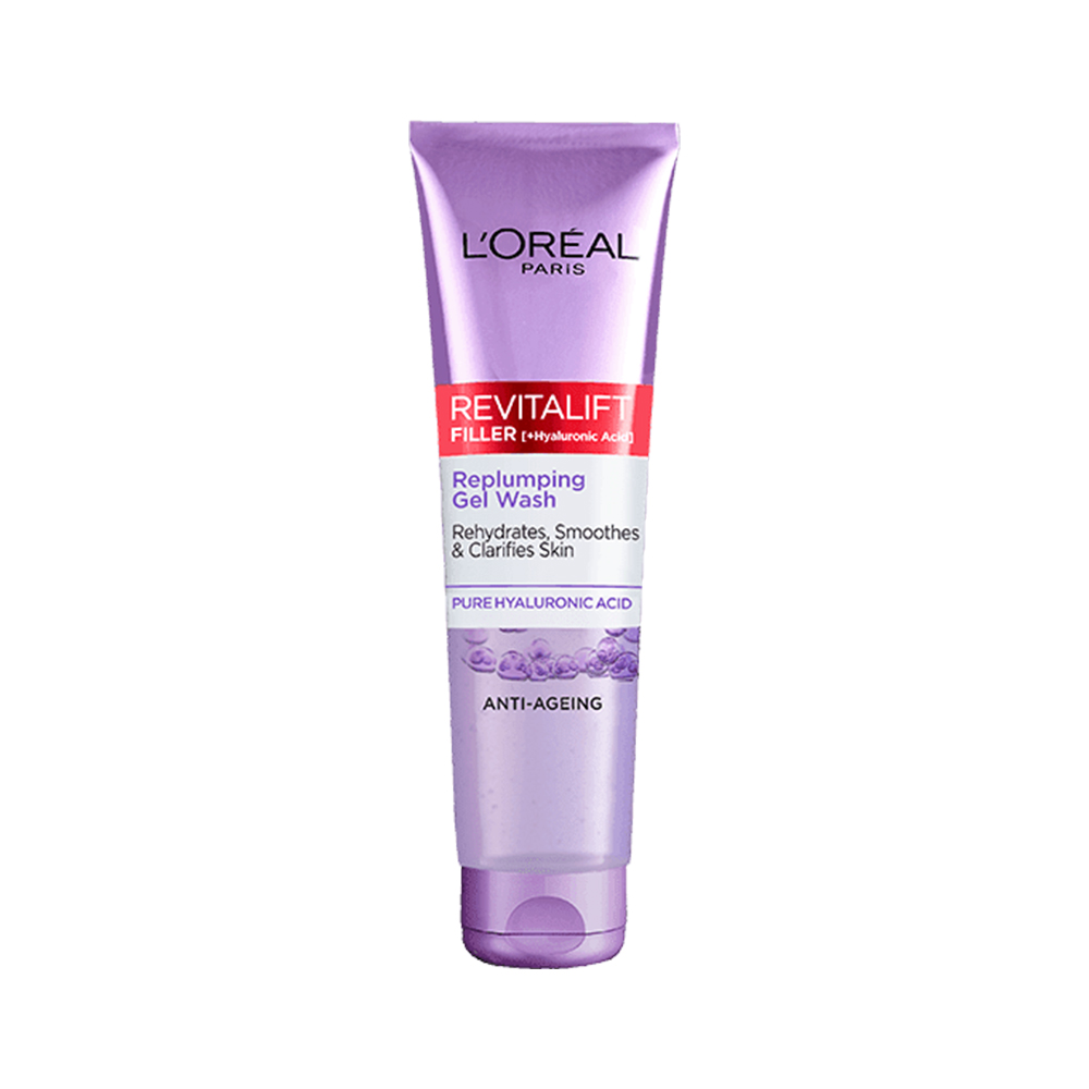 巴黎欧莱雅 L'OREAL PARIS【自营】L'Oréal欧莱雅复颜玻尿酸洗面奶150ML洁面清洁