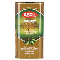 ABRIL 艾伯瑞 西班牙原装进口ABRIL纯正精炼烹饪橄榄油混合油橄榄果渣油5L铁罐