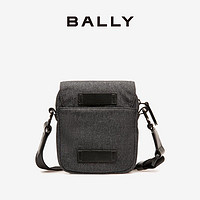 BALLY 巴利 男士灰色休閑尼龍斜挎包6234239 灰色 均碼