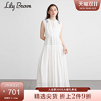 Lily Brown 春夏 法式优雅收腰背心裙女连衣裙LWFO212081