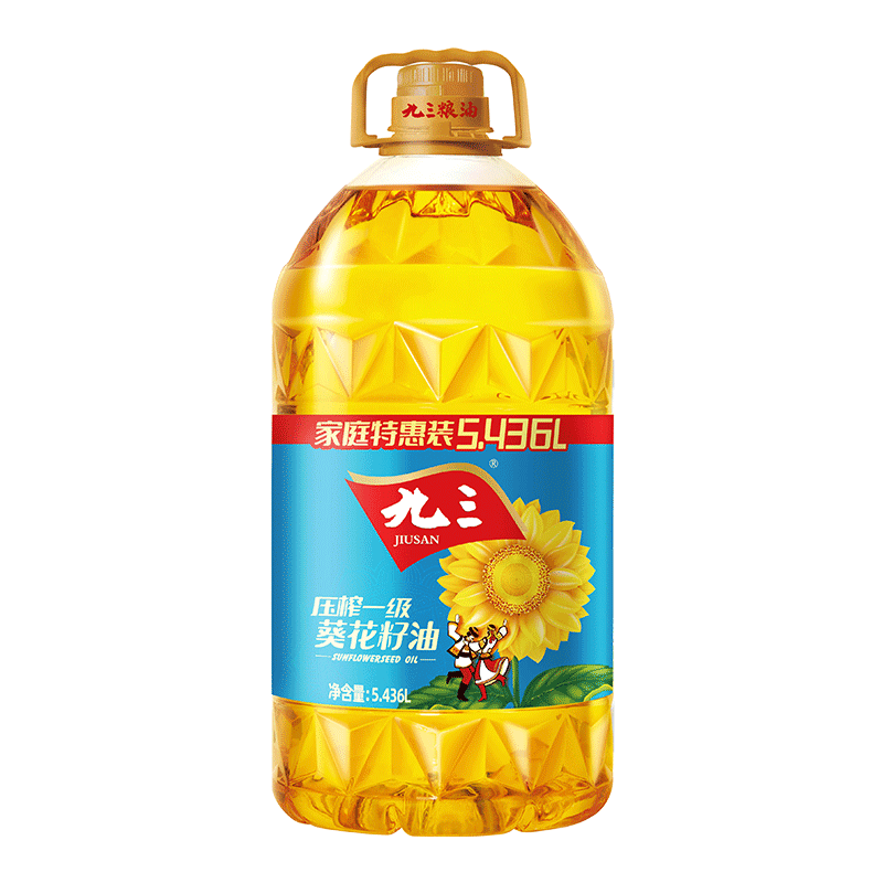 压榨清香一级葵花籽油5.436L