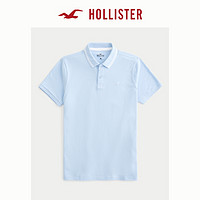 HOLLISTER 限颜色尺码  Hollister2023新品美式刺绣Logo款Polo衫短袖上衣 男 328926-1