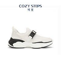 COZY STEPS 可至扣带运动鞋拼接透气简约系带轻盈舒适女式休闲鞋
