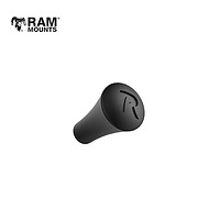 RAM 美国RAM 通用X战警小帽防滑皮垫 零件配件橡胶防滑垫 ram手机支架专用配件 三色可选个性 黑色小帽-1个