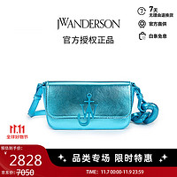 JWANDERSON JW ANDERSON 女士金属链条锚包单肩斜挎包 蓝绿色 O/S