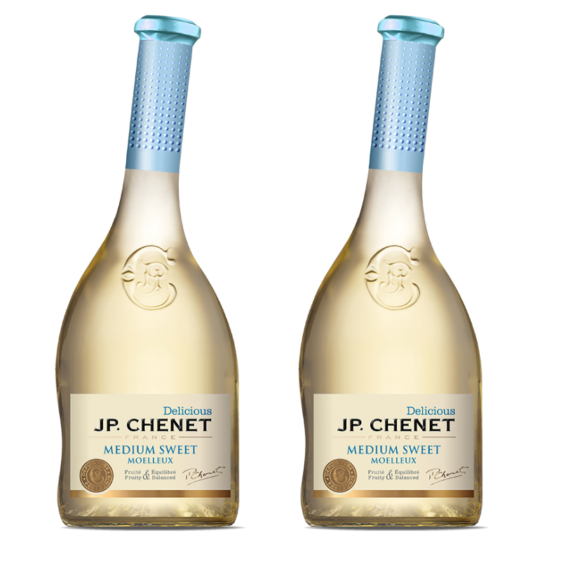 J.P.CHENET 香奈 甜蜜系列半甜白葡萄酒双支装750ml*2