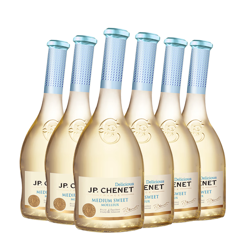 J.P.CHENET 香奈 半甜型白葡萄酒整箱6瓶