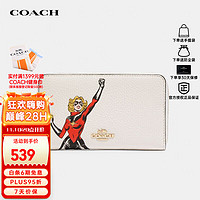 COACH 蔻驰 奢侈品女士钱包卡通图案2645