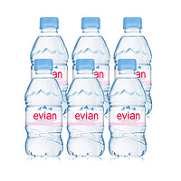 evian 依云 法国 evian依云矿泉水 330ml*6瓶 组合装