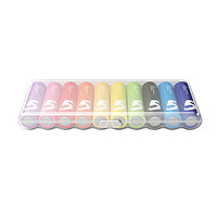 小米 MI） 彩虹5號電池 多色炫彩 堿性 無汞10粒盒裝(含收納盒) 5號電池
