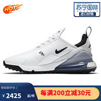 NIKE 耐克 AirMax270G氣墊緩震新款男士高爾夫球鞋運動鞋 白色CK6483-102 42.5碼/US9