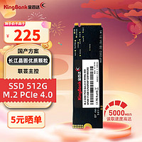 金百达（KINGBANK）KP260 Plus ssd固态硬盘m.2 电脑硬盘 PCIe 4.0 KP 260 512G