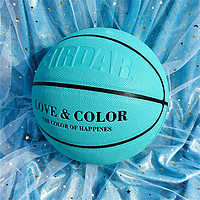 SIRDAR 萨达 篮球蒂芙网红尼蓝色7号球6男女生专用室外耐磨蓝球礼物