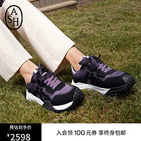 ASH女鞋2023JOKER BE KIND休闲增高网布透气鞋撞色运动跑步鞋 黑色 36