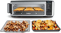 NINJA 妮佳 忍者 Foodi 8 合 1 数字、烤面包机、空气炸锅，带翻转式存储多功能柜台对流烤箱 (SP101