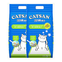 88VIP：CATSAN 洁珊 猫砂膨润土9L*2装除臭吸水快速结团猫咪猫沙