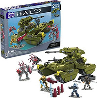 MATTEL 美泰 Mega Halo UNSC Scorpion Clash Vehicle 2 合 1 Halo Infinite 拼搭套装