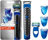 Gillette 吉列 多用途造型用具：胡須修剪器，男士剃須刀和磨邊器-男士/造型融合剃須刀