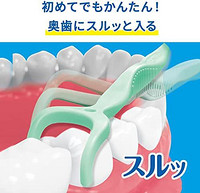 出蒙 小林制藥的牙線 可輕松放入的 Y字型 牙線 狹窄的牙縫也能輕松放入 18根×3個 (附贈品)