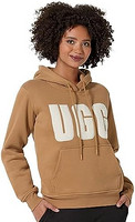 UGG 女士 Rey Uggfluff Logo 连帽衫 抓绒