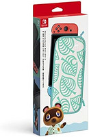 Nintendo 任天堂 Switch便攜包 浣熊阿羅哈圖案 附屏幕保護膜
