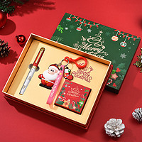 DUKE 公爵 圣诞系列钢笔墨水礼盒套装节日气氛时尚设计书写圣诞老人挂件套装 圣诞红色钢笔套装（新品款）