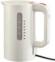 bodum Bistro 电热水壶（自动关闭，2200 瓦，1.0 升）奶油