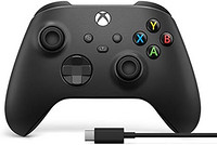 prime会员：XBOX Core 无线控制器 + USB-C 电缆 - 碳黑