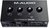 M-AUDIO M-Track Duo 具有双 XLR、线路和 DI 输入 以及随附的软件套件