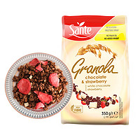 Sante 三特 波兰 草莓白巧克力燕麦片350g 早代餐干吃即食营养谷物