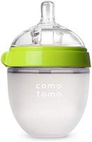 comotomo 自然触感婴儿奶瓶, 绿颜色, 8 盎司/约227.3毫升