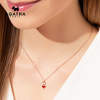 AGATHA 瑷嘉莎小心思系列项链轻奢女高级设计感饰品