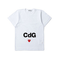 COMME des GARÇONS 日本直邮Comme Des Garcons男士上装T恤白色短袖潮流圆领透气