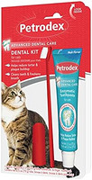 Petrodex 貓牙齒護理套裝 貓牙刷和牙膏 麥芽味 貓牙膏 2.5 盎司 70g