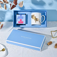 WEDGWOOD 威基伍德·燦金花園馬克杯+隨身包茶罐禮盒