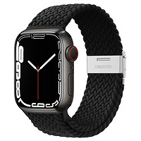 Damon Light 適用于Apple watch系列卡扣回環編織表帶舒適透氣i watch ultra/SE/8